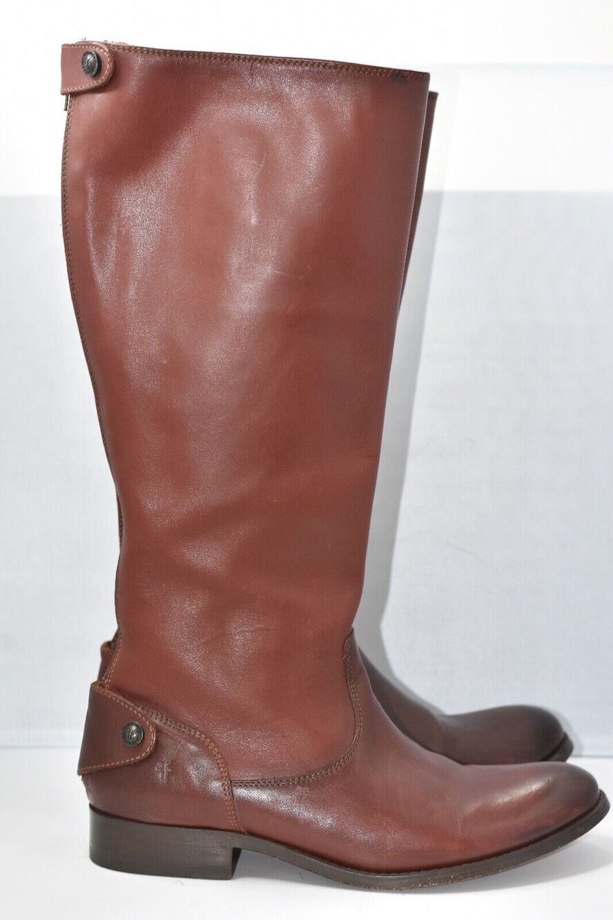 FRYE Women's Melissa Button Back Zip Equestrian Riding Boots Size 7